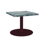 Burgundy Halo Side Table